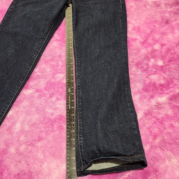 Eddie Bauer Women Jeans Size 10 Slightly Curvy Slim Straight Blue Denim - Picture 9 of 10